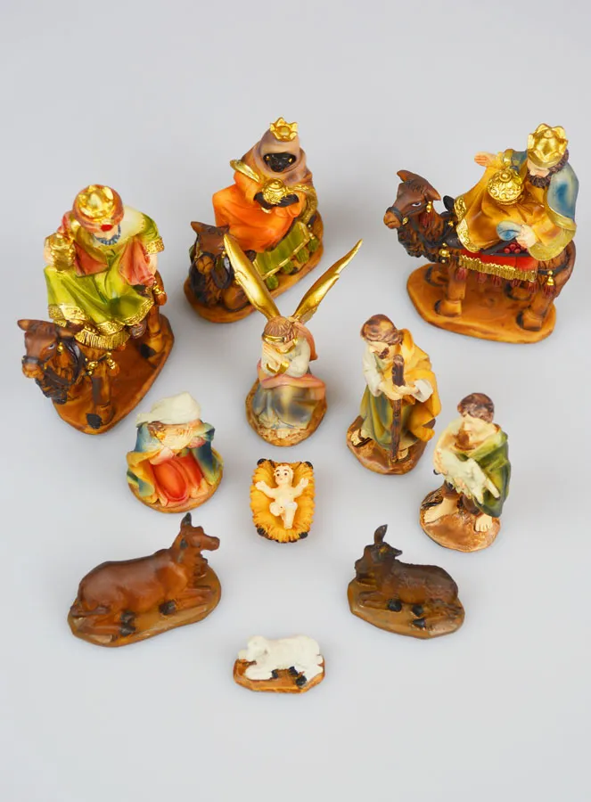 Kerststal 11 Figuren - 7cm (pic 2)