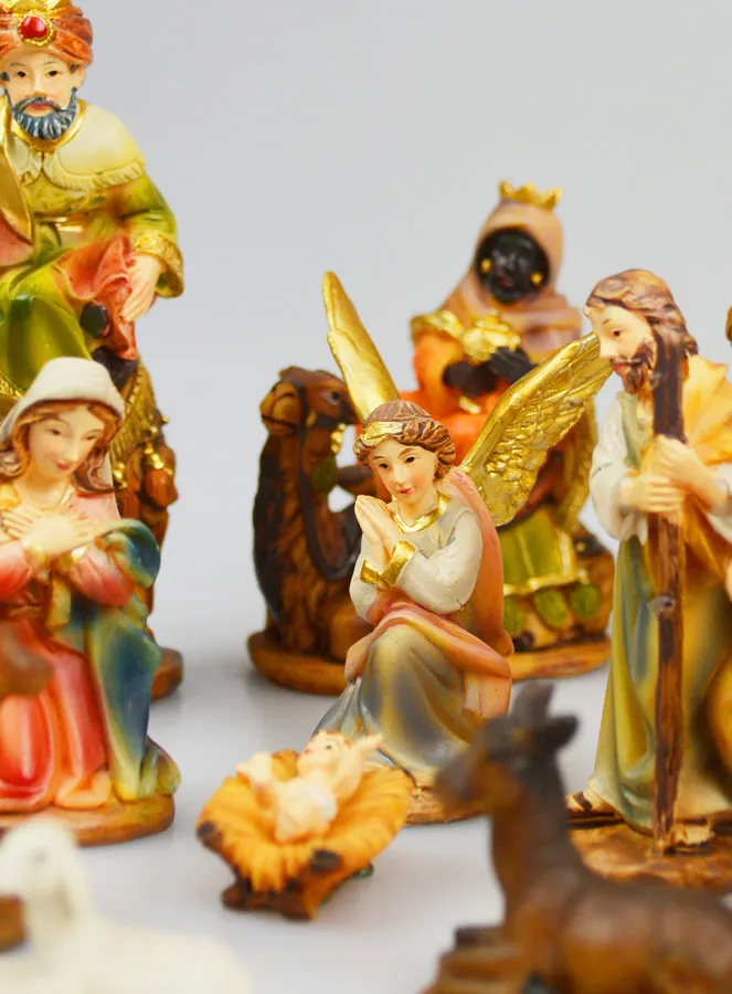 Kerststal 11 Figuren - 7cm (pic 4)