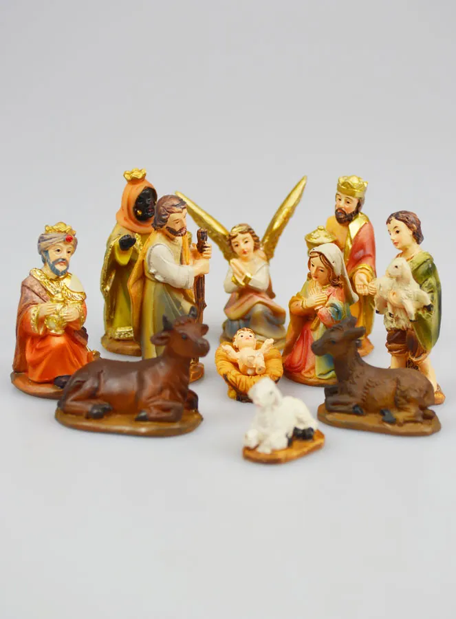 Kerststal - 11 Figuren 5cm (pic 1)