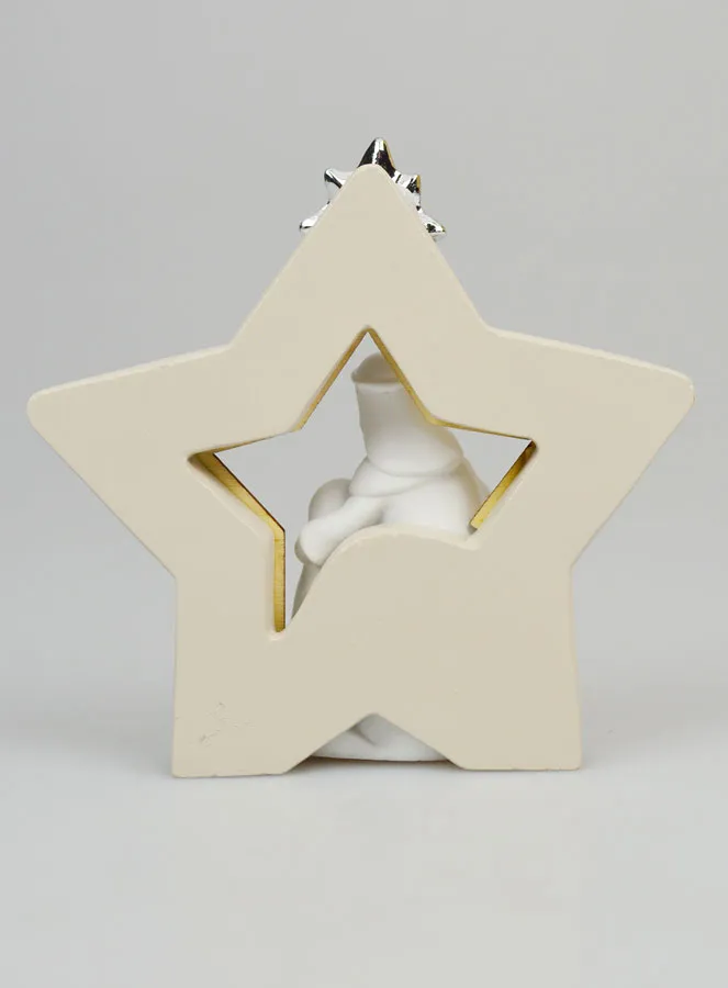 Kerststalbeeldje Ster - 10cm (pic 4)