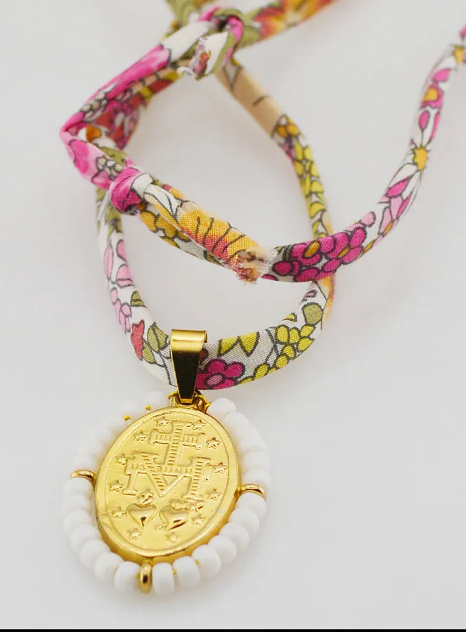 Wonderdadige Medaille met Kralen - Liberty Koord (pic 3)