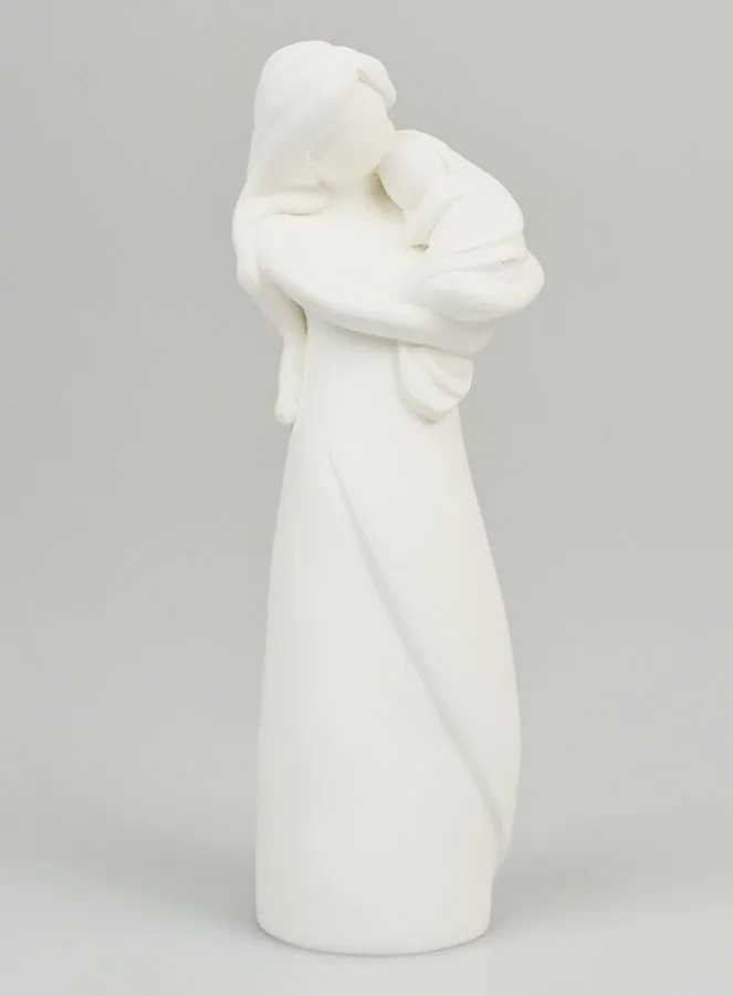 Modern Beeld Maria met Kind - 12cm (pic 1)