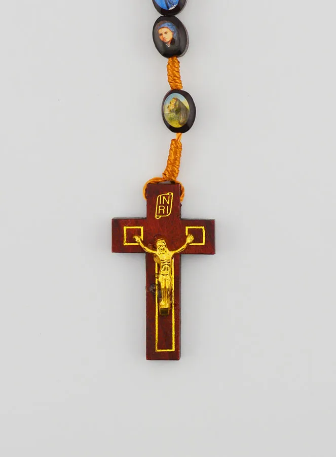 Houten Rozenkrans van Maria Wonderdadige - 60cm (pic 3)