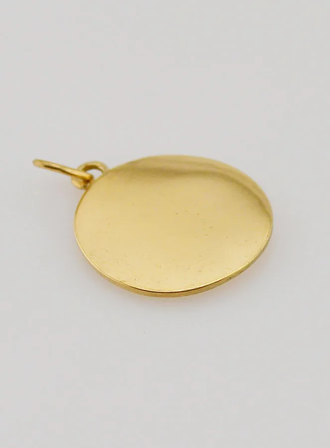 Hanger Christusmonogram van Goudkleurig Roestvrij Staal - 15mm (pic 4)