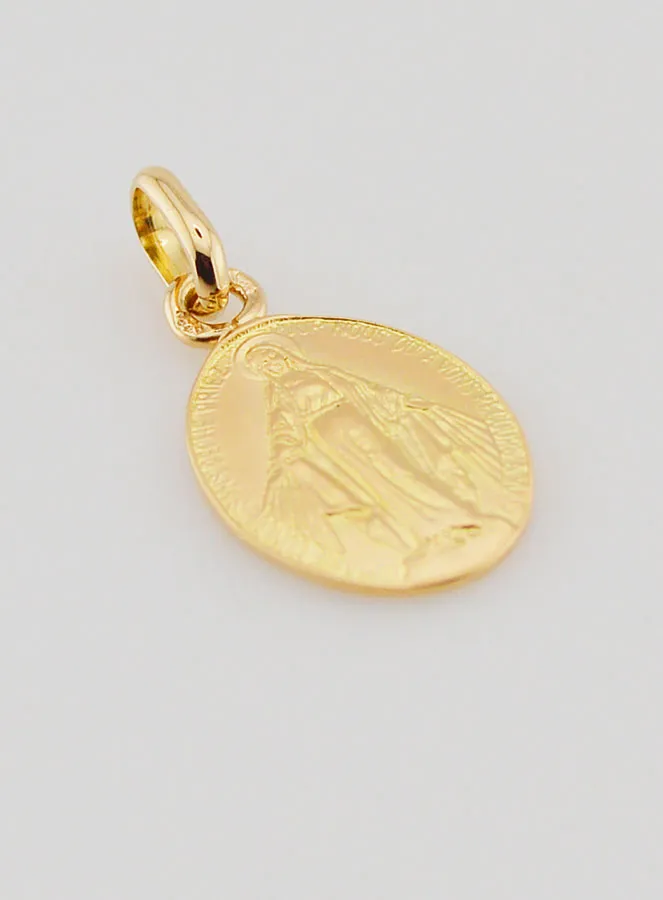 Wonderdadige Medaille 18k Goud - 15mm (pic 3)