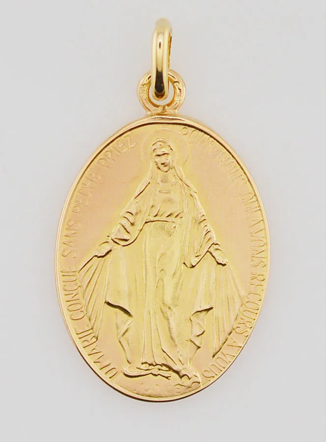 Wonderdadige Medaille 18k Goud - 25mm (pic 1)