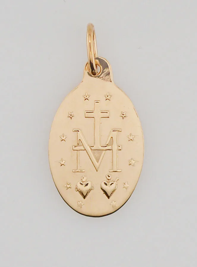 Vergulde Wonderdadige Medaille - 17mm (pic 4)