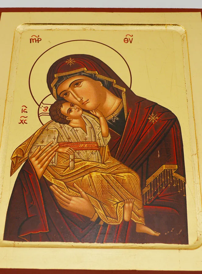 Religieuze Icoon Maria van Tederheid - 24cm (pic 2)