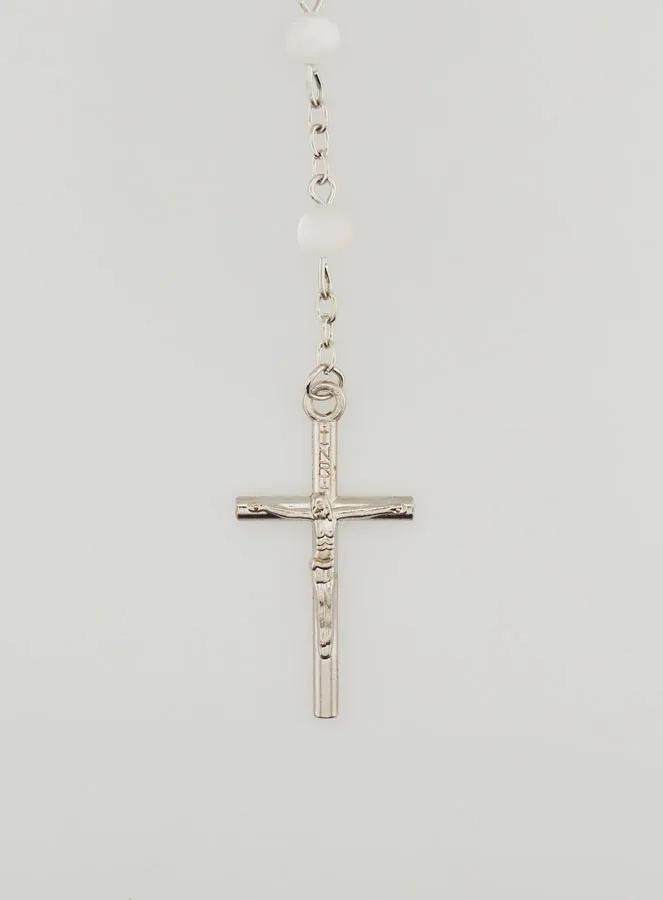 Rozenkrans Maria Wonderdadige Witte Kralen (pic 3)