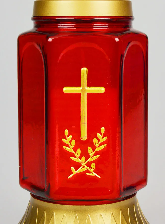 Glazen Grafkaars - 25cm (pic 3)