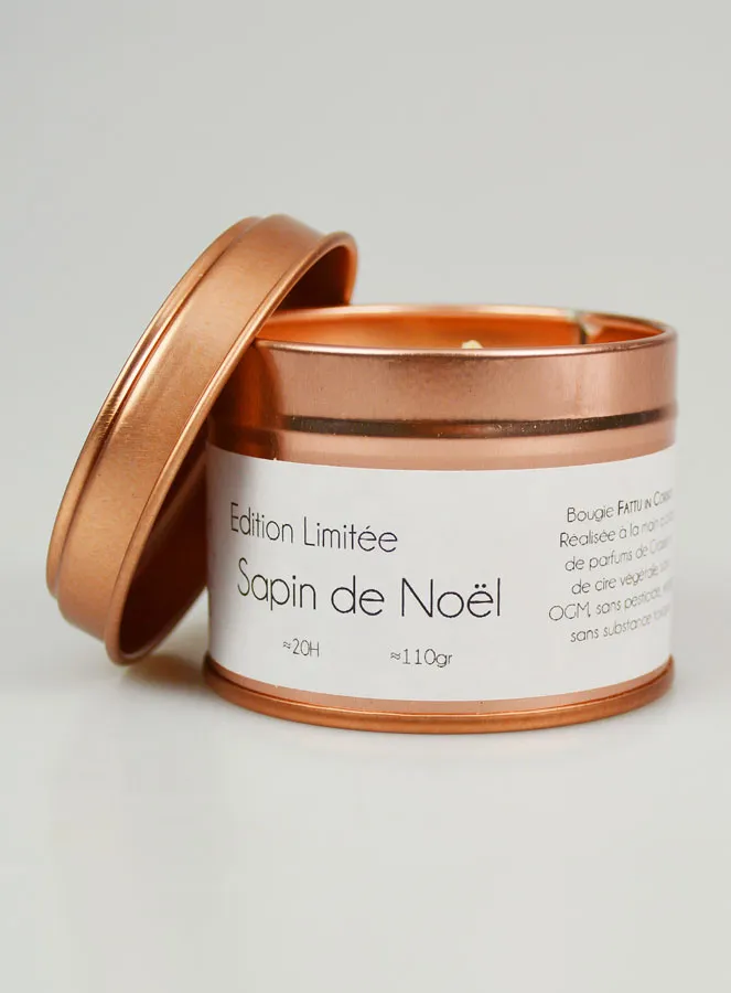 Handgemaakte Geurkaars - Kerstboom (pic 3)