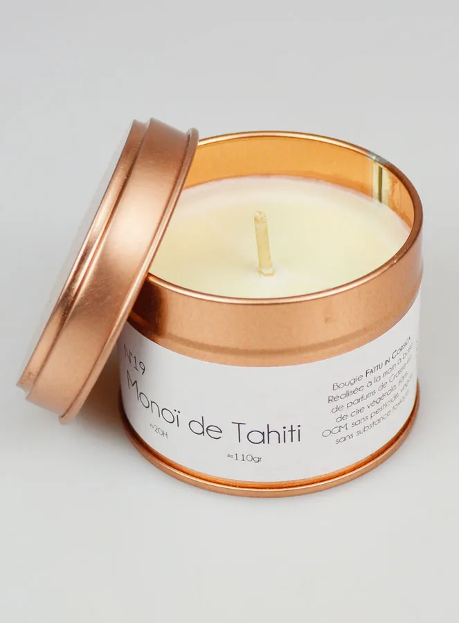 Handgemaakte Geurkaars - Monoï uit Tahiti (pic 4)