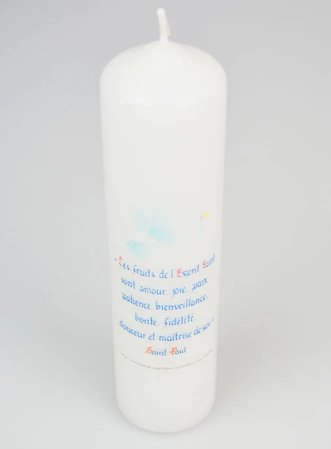 Cadeau Vormsel – Kaars met Opschrift 20cm (pic 2)