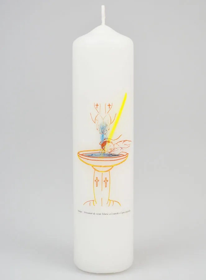 Doop Geschenk voor Kinderen - Kaars 20cm (pic 1)