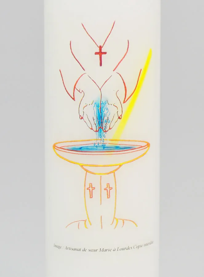 Doopcadeau voor Volwassenen - Kaars 20cm (pic 3)