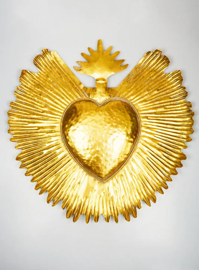 Grote Metalen Ex Voto Wanddecoratie - 59cm (pic 1)