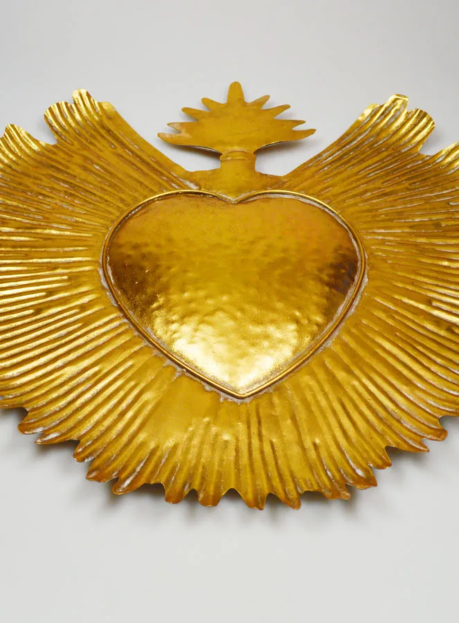Grote Metalen Ex Voto Wanddecoratie - 59cm (pic 2)