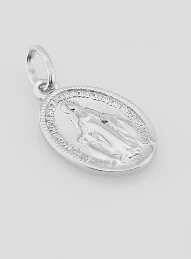 Wonderdadige Medaille van 925 Zilver - 18mm (pic 3)