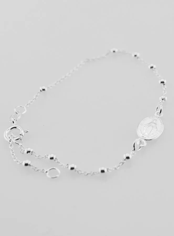 Armband met Wonderdadige Medaille 925 Zilver (pic 3)