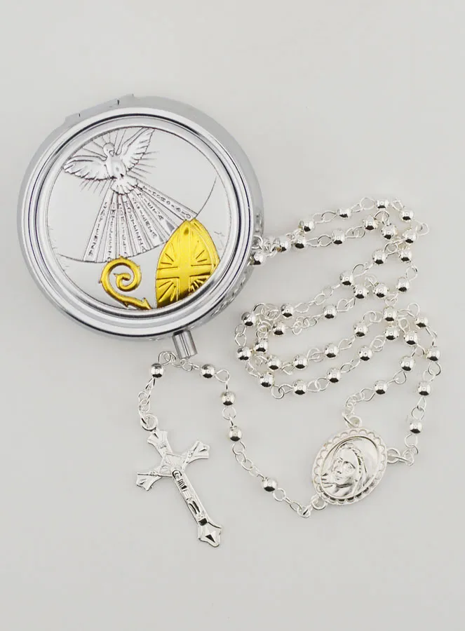 Rozenkrans en Hostiedoosje Heilige Geest (pic 1)