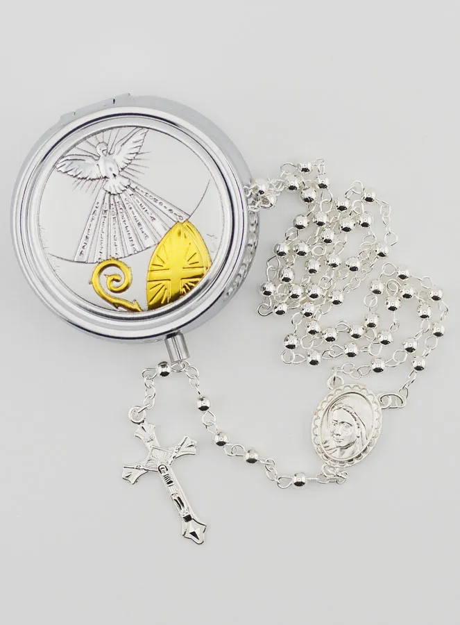 Rozenkransdoosje Vormsel met Rozenkrans (pic 1)