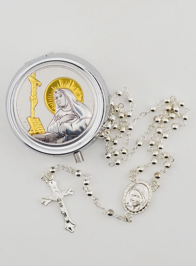 Rozenkrans en Doosje Heilige Rita (pic 1)