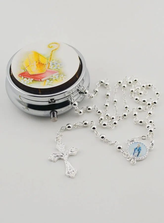 Vormsel Geschenk Rozenkrans-Doosje en Rozenkrans (pic 2)