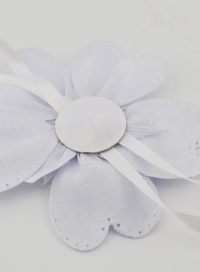 Doopcadeau - Medaillon voor Babywieg Bloem - Beschermengel (pic 4)