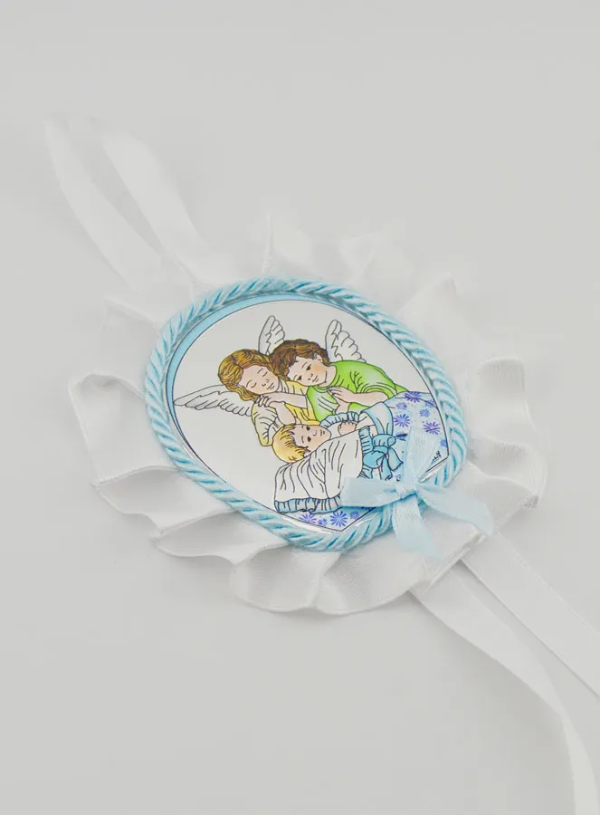Doopcadeau - Medaillon voor Babywieg Beschermengelen (pic 3)