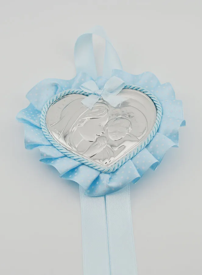 Doopcadeau -  Medaillon voor Babywieg Maria en Kind (pic 2)