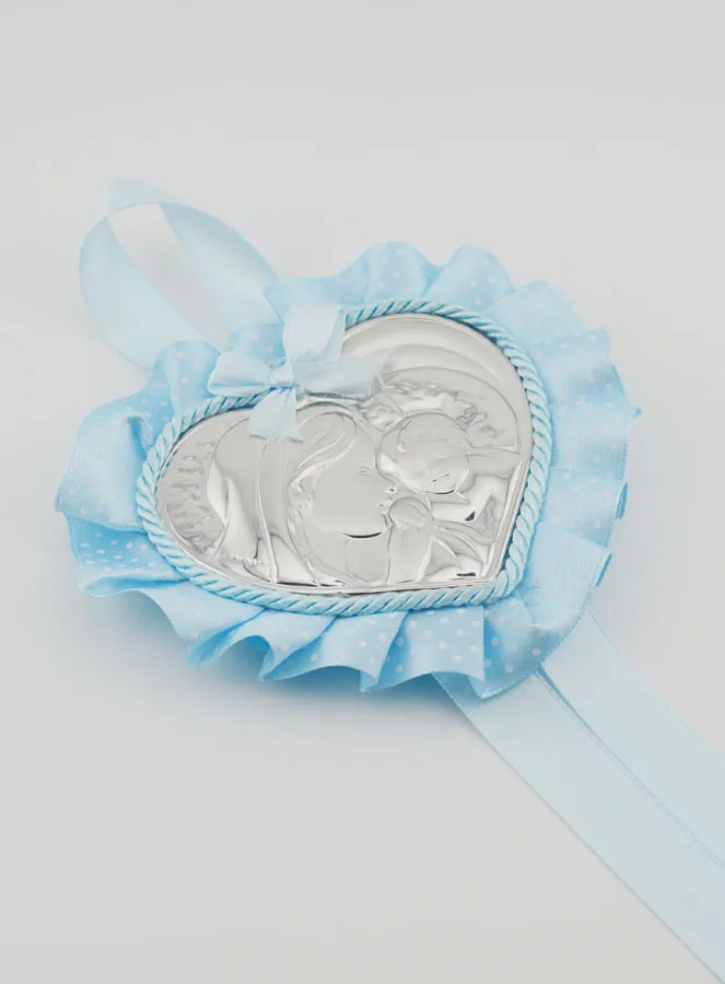 Doopcadeau -  Medaillon voor Babywieg Maria en Kind (pic 3)
