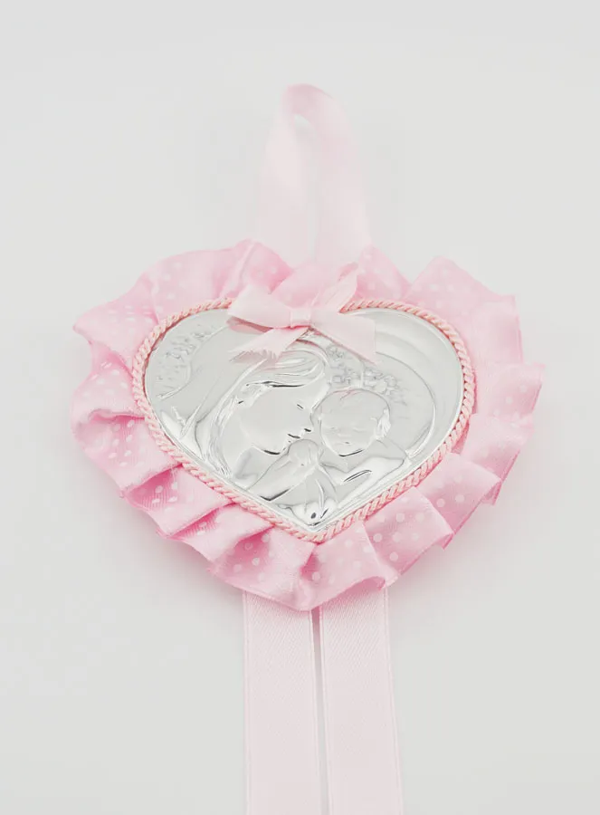 Doopcadeau -  Medaillon voor Babywieg Maria met Kind (pic 2)