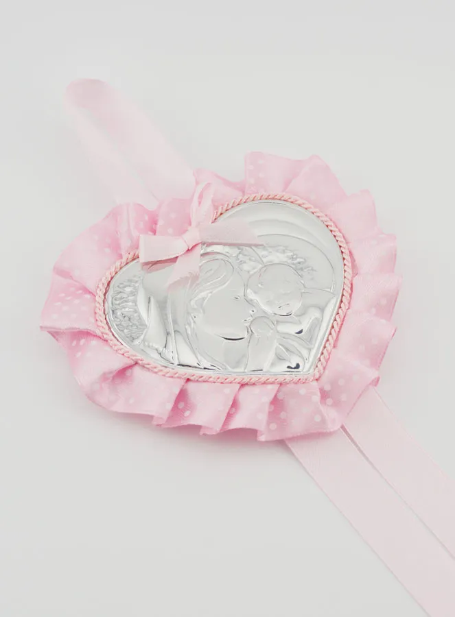 Doopcadeau -  Medaillon voor Babywieg Maria met Kind (pic 3)