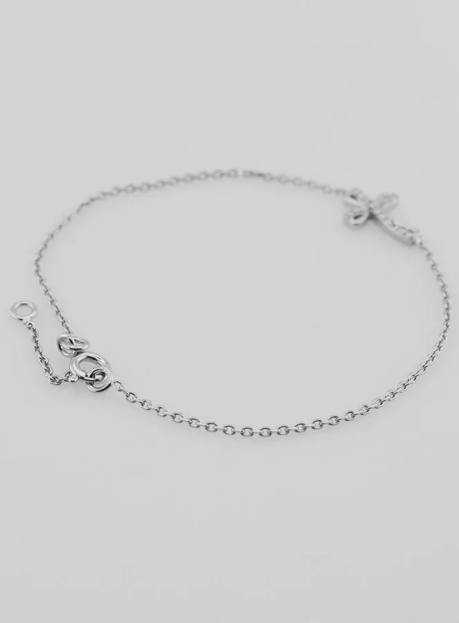 Religieuze Armband Zilver en Kruis met Strass (pic 4)