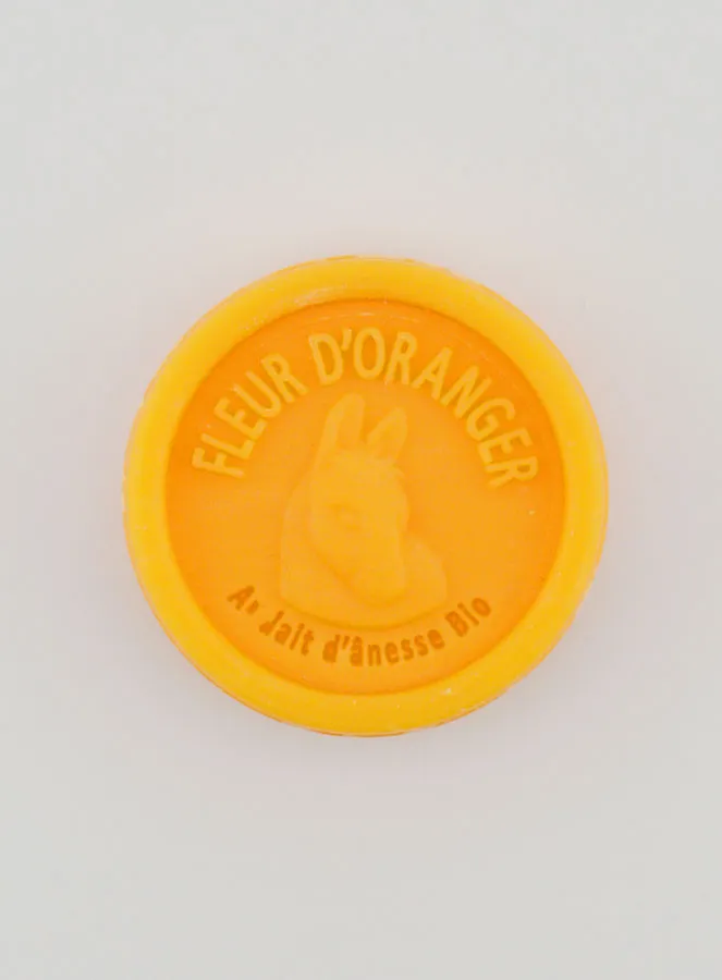 Zeep met Biologische Ezelinnen Melk 25g - Sinaasappel Bloesem (pic 1)