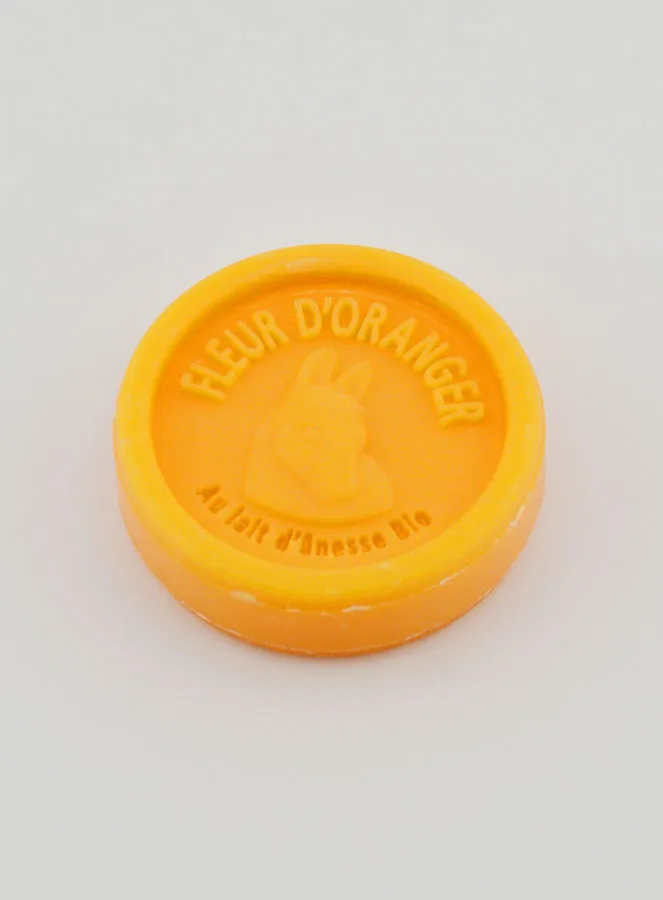 Zeep met Biologische Ezelinnen Melk 25g - Sinaasappel Bloesem (pic 3)