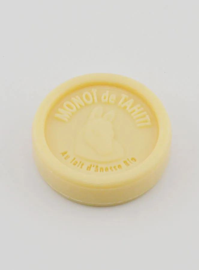 Zeep met Biologische Ezelinnenmelk en Monoï uit Tahiti - 25g (pic 3)