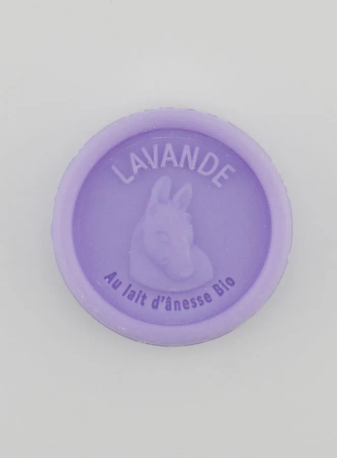 Zeep met Biologische Ezelinnenmelk en Lavendel - 25g (pic 1)