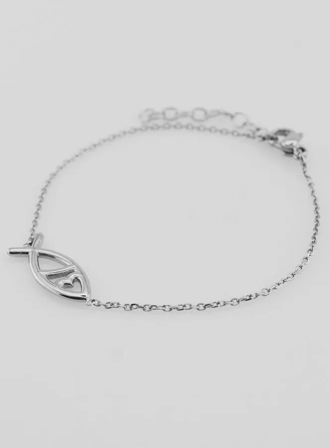 Religieuze Armband Ichthus - 925 Zilver (pic 3)