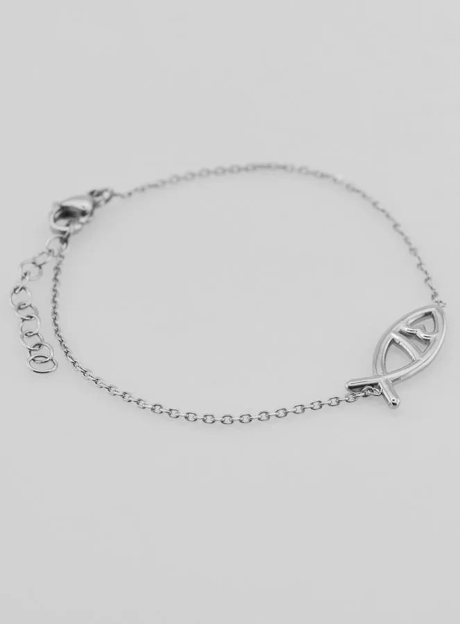 Religieuze Armband Ichthus - 925 Zilver (pic 4)
