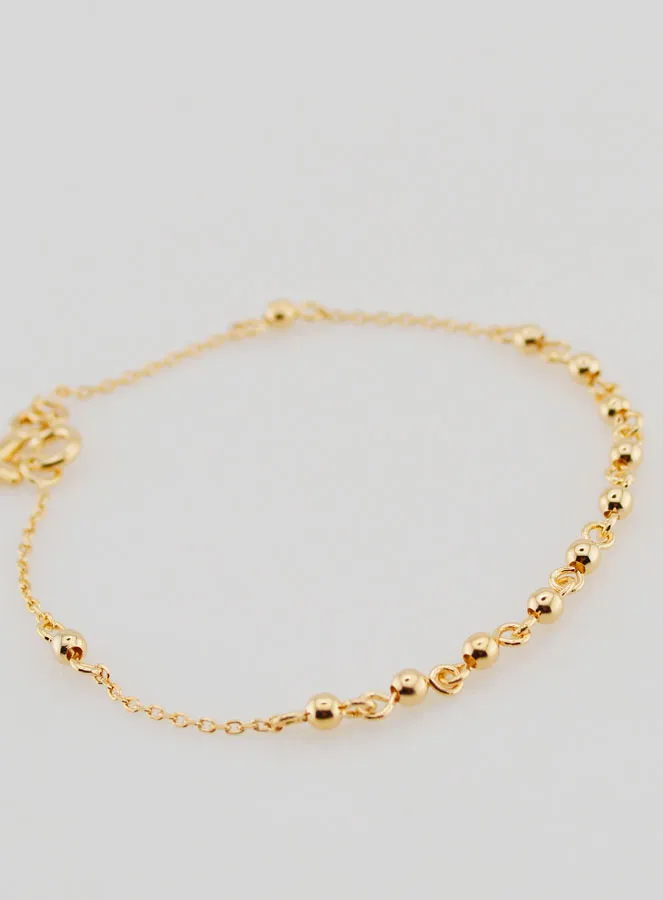 Religieuze Armband met Kruis - Verguld (pic 4)