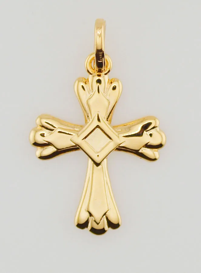 Vergulde Hanger Kruis - 20mm (pic 1)