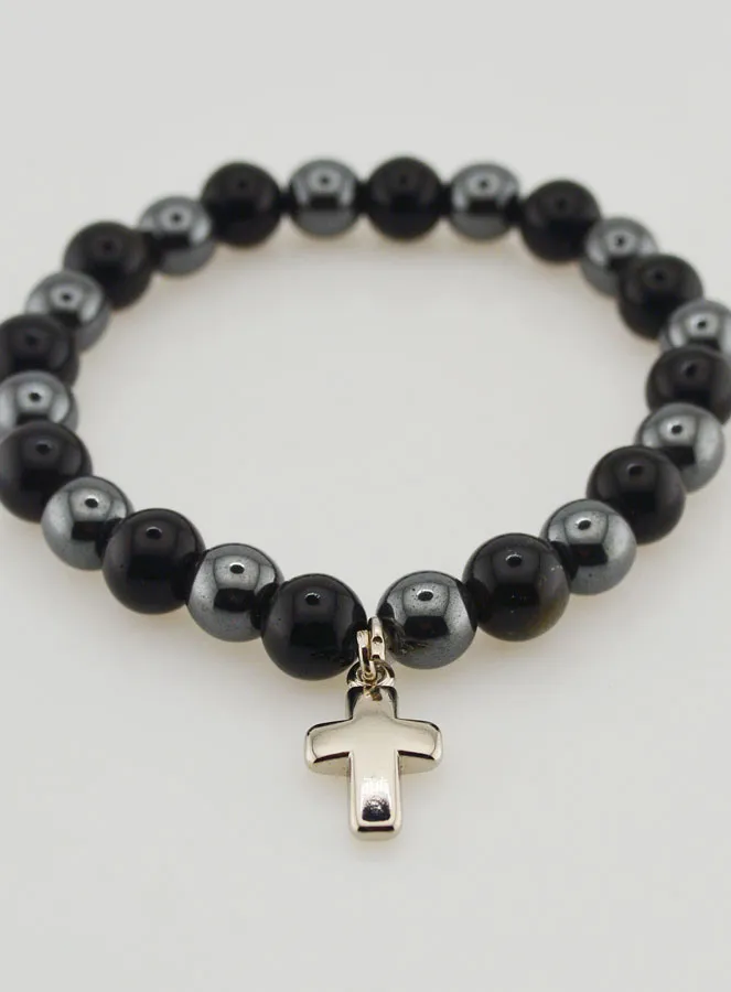 Edelsteen Armband - Hematiet en Gouden Obsidiaan (pic 2)