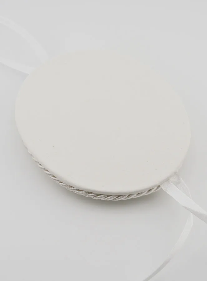 Doopgeschenk voor Jongen - Medaillon voor Babywieg Engel en Lantaarn (pic 4)