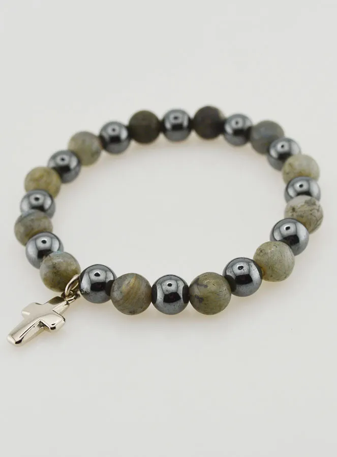 Edelsteen Armband - Hematiet en Labradoriet (pic 3)