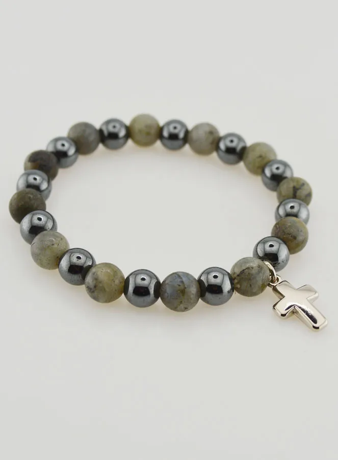 Edelsteen Armband - Hematiet en Labradoriet (pic 4)