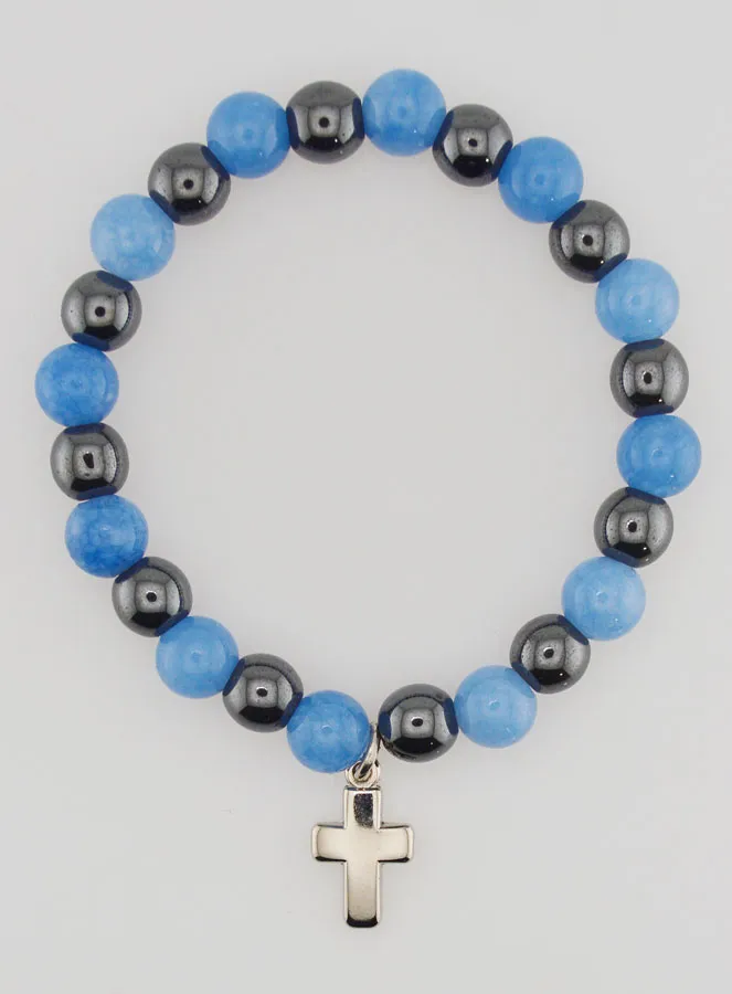 Edelsteen Armband  Hematiet en Angeliet (pic 1)