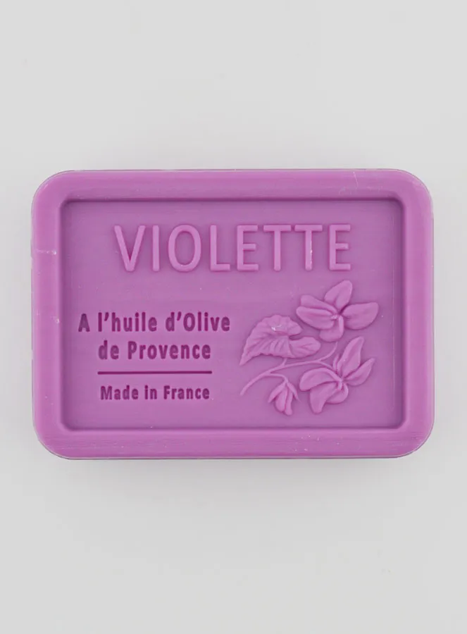 Zeep met Olijfolie en Viooltjes - 120g (pic 1)