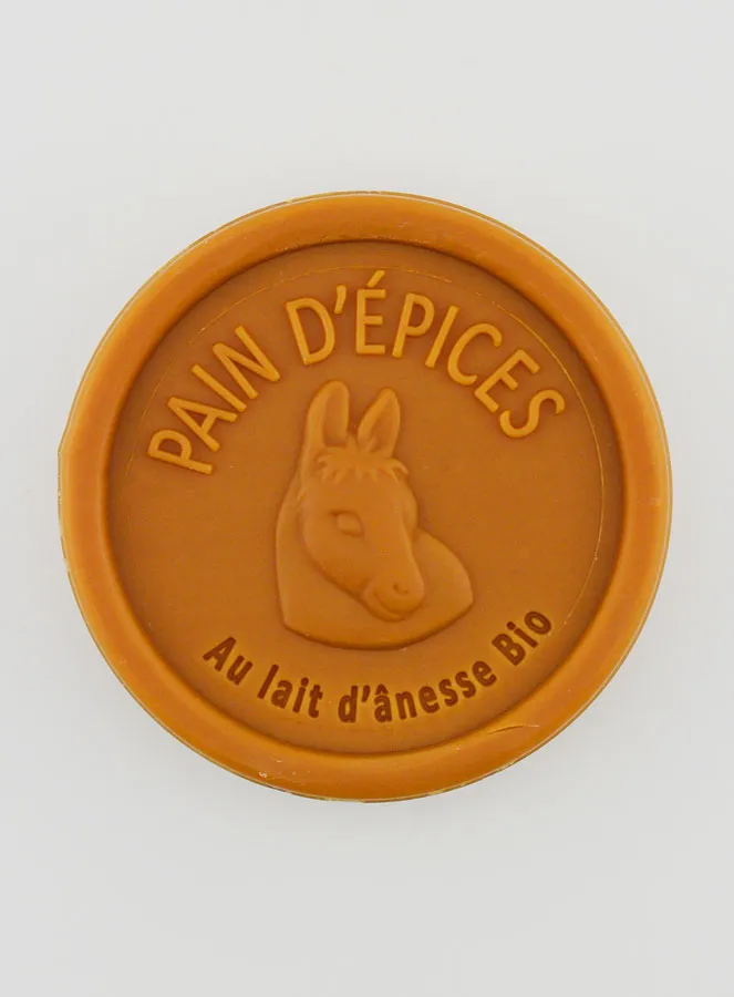 Zeep met Biologische Ezelinnenmelk en Ontbijtkoek - 100g (pic 1)