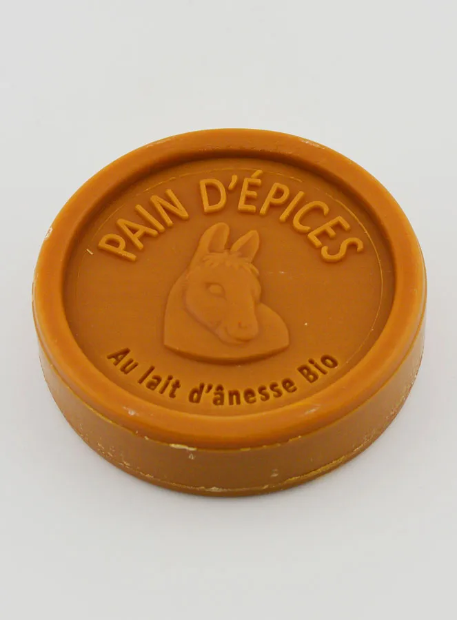 Zeep met Biologische Ezelinnenmelk en Ontbijtkoek - 100g (pic 3)